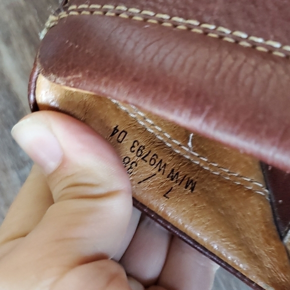 Born Women Comfort Leather Slide Mules Mary Jane Loafer  shoes sz 7 - Picture 10 of 10